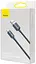 Кабель Baseus Crystal Shine Series Fast Charging Data Cable USB to iP 2.4A 2 м Чорний - мініатюра 2
