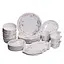Столовый набор посуды тарелок и чашек 32 предмета на 6 персон Villeroy фарфоровый Yiwu YY78-8A - миниатюра 2