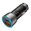 Зарядный автомобильный 45 ватт HOCO Sprinter dual port car charger NZ8 коричневый - миниатюра 1