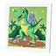 Алмазна мозаїка для дітей Динозавр A5501E рамка 17,5-17,5 см - мініатюра 1