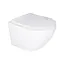 Унитаз подвесной Qtap Jay безободковый Ultra Quiet с сиденьем Soft-close QT07335177W, Белый - миниатюра 1
