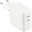 Зарядное устройство блок адаптер Foxconn Dual Type-C PD 25 W + 25 W Total 50 W - миниатюра 1