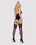 Сатиновый кружевной корсет Obsessive Obsessive 810-COR-1 babydoll & thong S/M - миниатюра 4