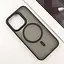 Чехол TPU+PC Blueo Skin Friendly Frosted with MagSafe для Apple iPhone 15 Pro 6.1 Черный - миниатюра 5