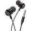 Навушники Hoco M87 String arphones with microphone Gloomy чорні - мініатюра 1