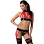 Passion AZIZA Set red S/M - миниатюра 1