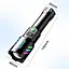 Ручной фонарик 1143-PM10-TG zoom LCD Type-C + PowerBank.(1x18650) 5 режимов - миниатюра 8