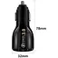 Автомобильное зарядное устройство No Brand CWa 2USB PD18W QC 3.0 Black (69850555) - миниатюра 4