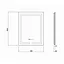 Дзеркало Qtap Mideya з антизапотіванням (DC-F936) 500x800 QT2078F936W, Білий - мініатюра 2