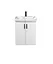 Тумба Мойдодир Idea 55-U з умивальником River 55 Білий універсальна Білий - мініатюра 3