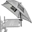 Парасолька Preston OffBox Grey Bait Brolly - мініатюра 3