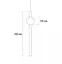Светильник подвесной KLOODI DECO PE-HX096G D10xH90 3K GD - миниатюра 5