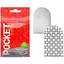 Мастурбатор Tenga Pocket Block Edge белый - миниатюра 1