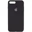 Чехол Silicone Case Full Protective AA для Apple iPhone 7 plus/8 plus 5.5 Черный/Black - миниатюра 1