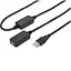Активний подовжувач із чіпом USB AM-AF Digitus 15m black - мініатюра 1