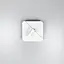 Настінний білий квадратний світильник із спотом Line F W 087 WT - мініатюра 2