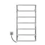 Электрический полотенцесушитель Kosser Скоба 900x500/7 ЕL рег. ДС12EL, Хром, Левое - миниатюра 2