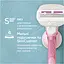 Подарунковий набір Gillette: станок для гоління жіночий Venus ComfortGlide Sugarberry Miami з 3 змінними картриджами + кріплення + косметичка - мініатюра 4