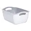 Кошик для миття овочів та фруктів Yiwu пластиковий 29х5х21х11 см білий HP-45-6W - мініатюра 4