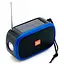 Портативна колонка TG 632 з функцією гучного зв'язку радіо ліхтар сонячна батарея Синій - мініатюра 1