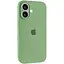 Чохол Epik Silicone Case Full Camera Protective AA для Apple iPhone 16, 6.1 М'ятний/Mint - мініатюра 1