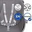 Стульчик для кормления Kidwell Eatan 4 в 1 Gray (5901130091027) - миниатюра 8
