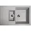 Гранітна кухонна мийка Romzha Jorum 78D Seda (601) з 1.5 чашами - мініатюра 1