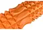 Массажный ролик EasyFit Grid Roller 33 см v.1.2 с заглушками с двух сторон Оранжевый (EF-2022a-OR) - миниатюра 3
