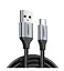 Кабель Ugreen US288 USB - TYPE-C Aluminum Braid 1 м чорний (60126) - мініатюра 1