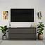 Тумба під телевізор MebelStar Нео 4Ш 120x43x53 см Антрацит (MBS-1274) - мініатюра 2