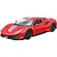 Автомодель Bburago Ferrari 488 Pista 1:24 Red (18-26026) [119066] - миниатюра 1
