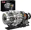 Конструктор двигун Mould King авіаційний турбореактивний Turbojet Engine Mechanical  моторозований дитячий мотор 1247 деталей - мініатюра 2