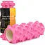 Масажний ролик Cornix EVA 33 x 14 см (валик, ролер) XR-0323 Pink - мініатюра 1