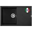 Кухонна мийка Elleci Unico 300 nero 40 - мініатюра 1