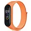 Ремешок Nylon для Xiaomi Mi Band 3/4/5/6/7 Оранжевый - миниатюра 1