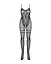 Бодистокинг Obsessive Bodystocking F213 XL/XXL имитация кружевного боди и резинки для чулок XL/XXL - миниатюра 5