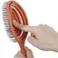 Масажний гребінець XIN-ZHI (XZ60019001) Brown - мініатюра 4