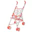 Коляска для ляльки, метал, прогулянкова, 50x22 см, поворот, складна, 3 колеса - мініатюра 1