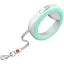 Поводок-рулетка для собак Waudog R-leash, круглая, XS-M, до 40 кг, 2,9 м, светоотражающая лента салатовая - миниатюра 2