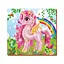 Мягкие пазлы Розовый единорог VT1109-06, 22 х 23 см - миниатюра 2