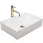 Умивальник Rea Inga white накладний білий REA-U1022, Білий - мініатюра 1