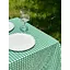 Скатертина в клітинку для столу Зефір 150х150 см Зелена - мініатюра 4