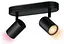 WiZ Світильник точковий накладний розумний IMAGEO Spots, 2х5W, 2200-6500K, RGB, Wi-Fi, чорний - мініатюра 5