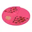Коврик для слизывания и медленного питания Waudog Silicone 211х211х30 мм розовый - миниатюра 4