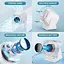 Портативный вентилятор DK WT-F87 White [136034] - миниатюра 4