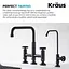 Змішувач для кухні Kraus Urbix KPF-3125MB Чорний - мініатюра 6