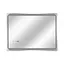 Дзеркало Qtap Mideya 800x600 з LED-підсвічуванням Touch, з антизапотіванням, з годинником, диммером яскравості QT2078NCF8060W - мініатюра 3