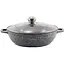 Кастрюля Zauberg с мормуровым покрытием серая алюминиевая 4.1 л (0528-SN) - миниатюра 1