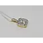 Золота підвіска Столична Ювелірна Фабрика з фіанітами. 422543Ж - мініатюра 2