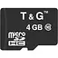 Карта памяти TG microSDHC, 4Gb, Class10, без адаптера (TG-4GBSDCL10-00) - миниатюра 1